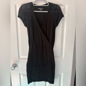 Armani Exchange Black Mini Dress
